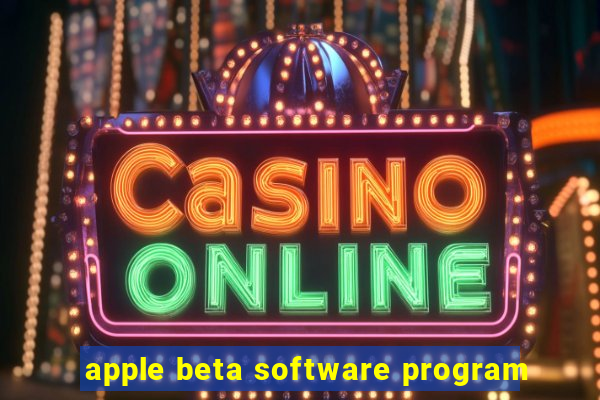 apple beta software program